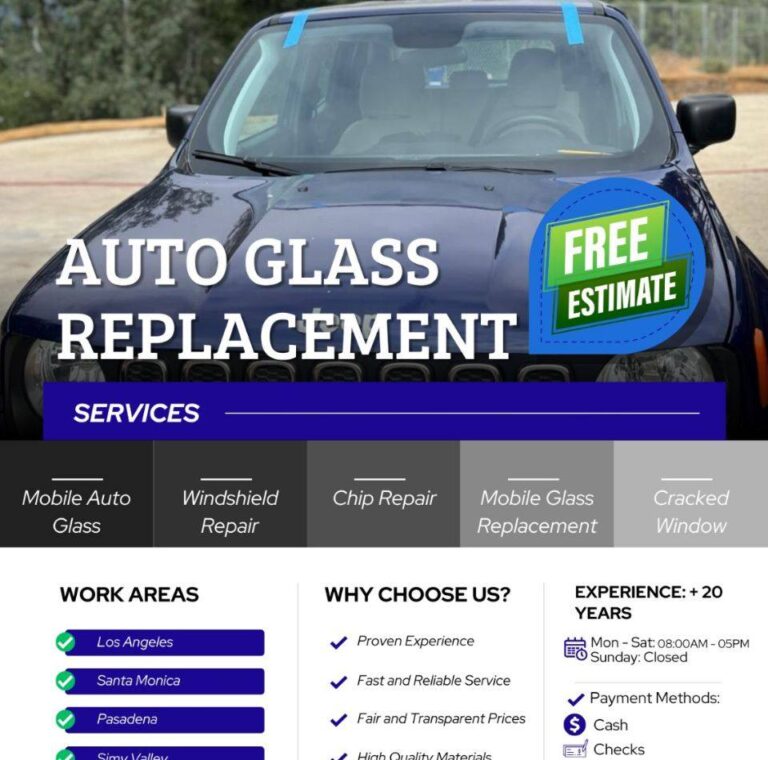 Joaquin Auto Glass Auto Repairs Santa Clarita CA 768x760